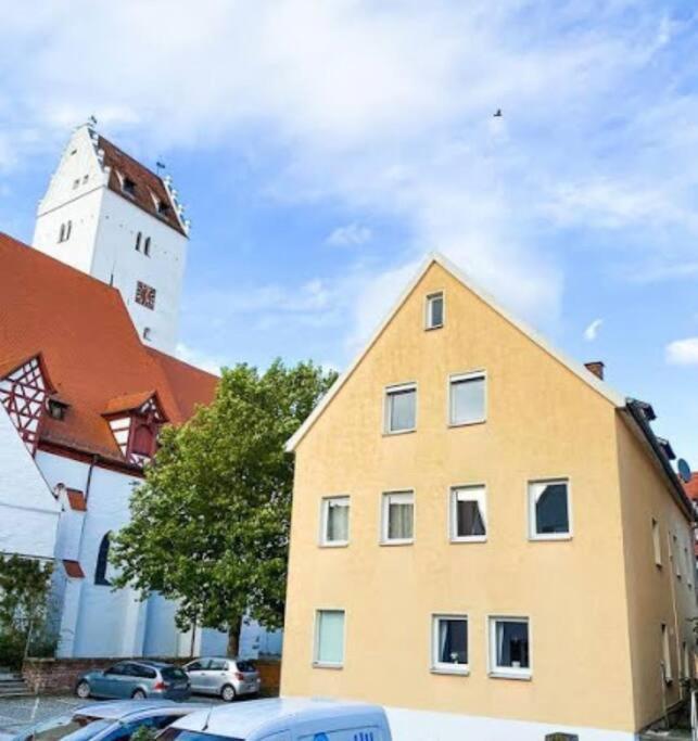 Ferienwohnung Am Schloss Leipheim Naehe Legoland Esterno foto
